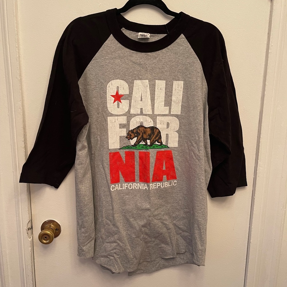 California Baseball Style Shirt